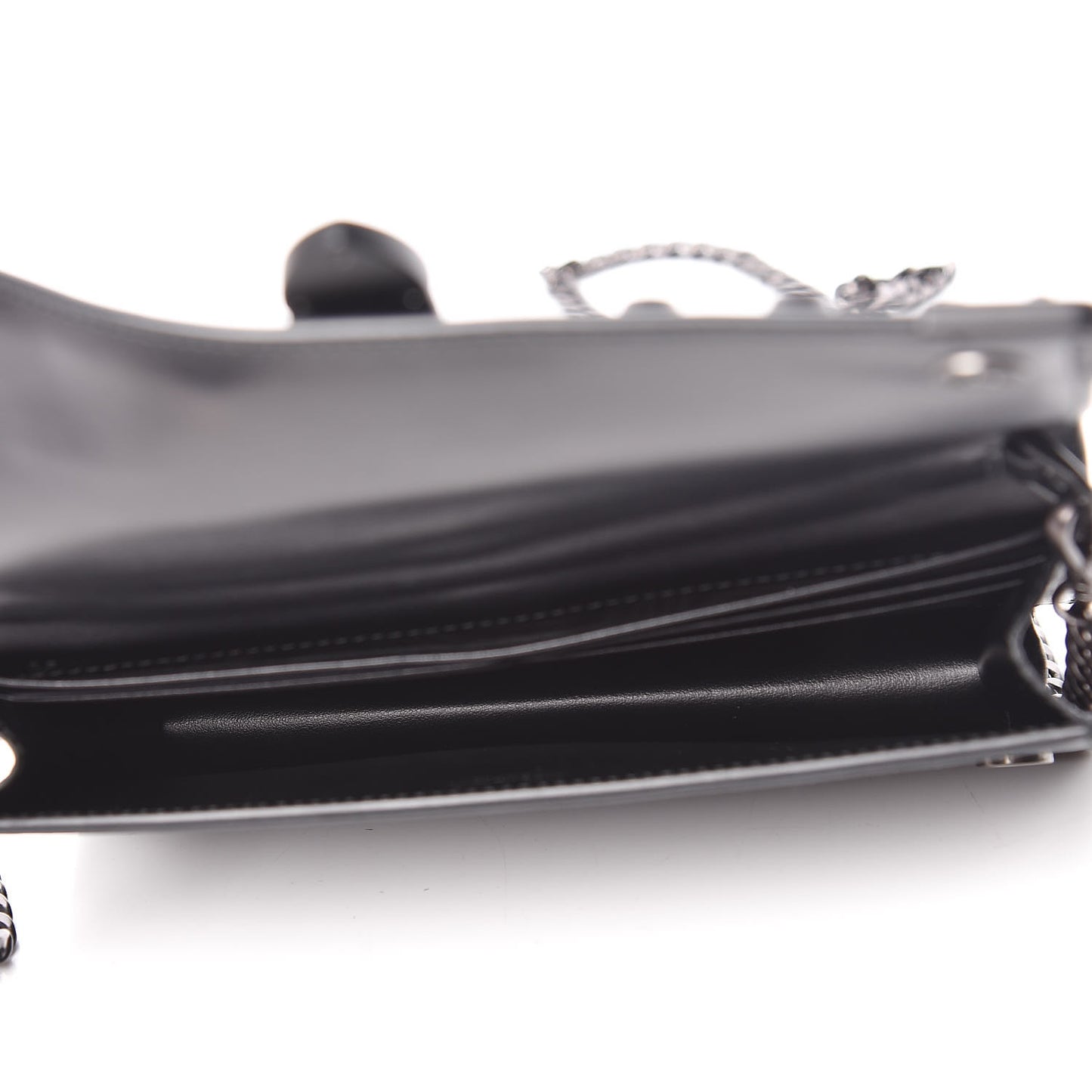 City Calfskin Cahier Studded Mini Bag Black