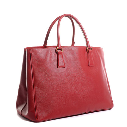 Prada Saffiano Lux Large Tote Fuoco 5 of 11