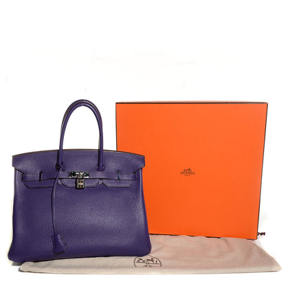 Hermes Togo Birkin 35 Iris 7 of 25