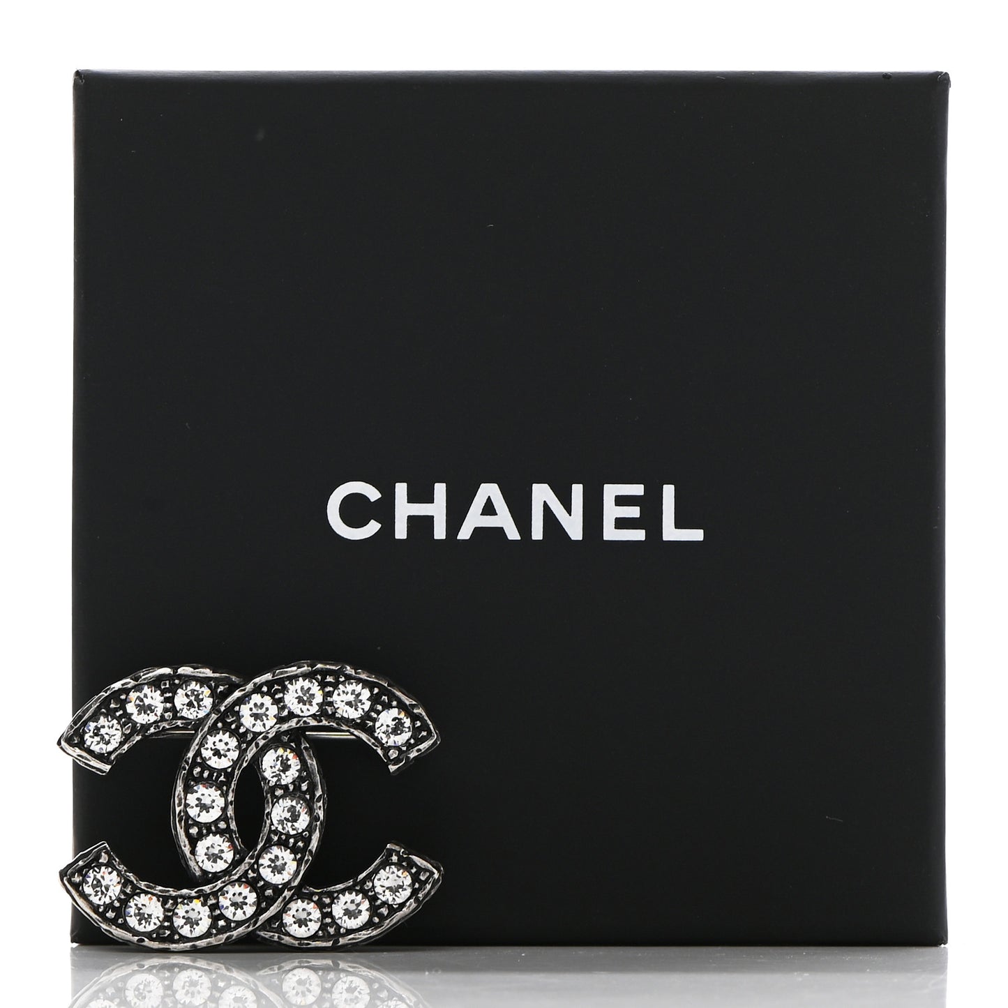 Ruthenium Crystal CC Brooch
