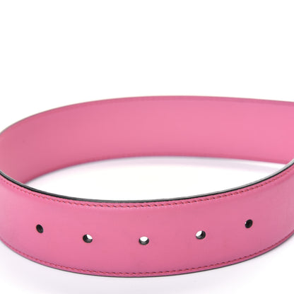 Gucci Moon Calfskin Interlocking G 37mm Belt 110 44 Glossy Pink 7 of 8
