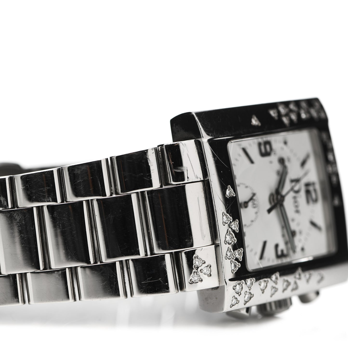 Stainless Steel Diamond 31mm Riva Chronograph Quartz Watch