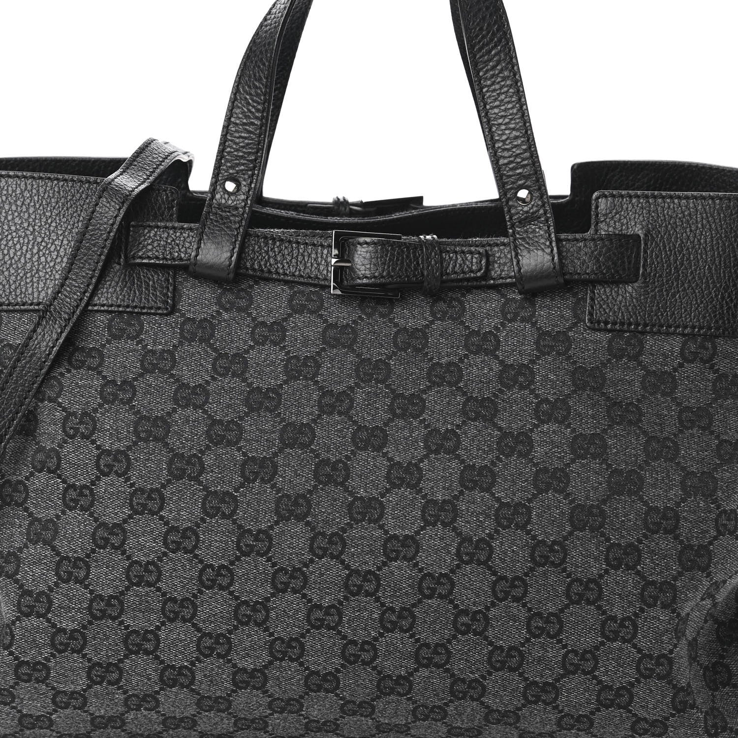 Gucci Monogram Tote Black 10 of 10