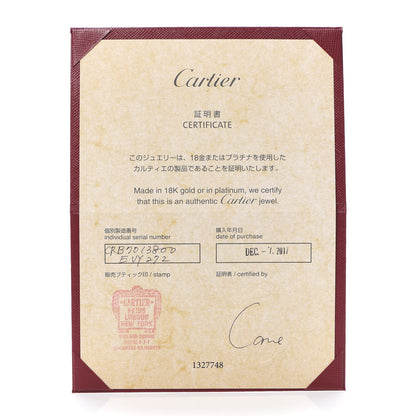 Cartier 18K Yellow Gold Diamond Interlocking LOVE Necklace 8 of 9