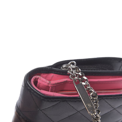 Chanel Calfskin Quilted Cambon Zipped Pocket Wallet Black 9 of 11