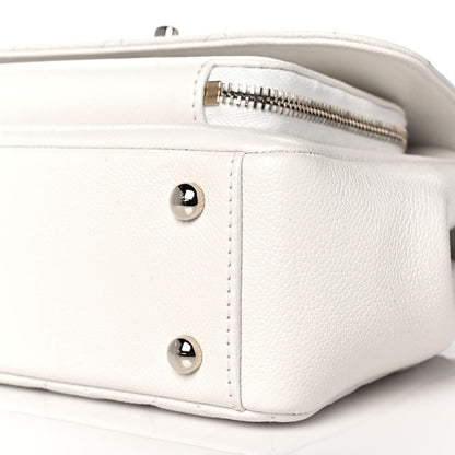 Chanel Caviar Quilted Small Business Affinity Flap White 9 of 10