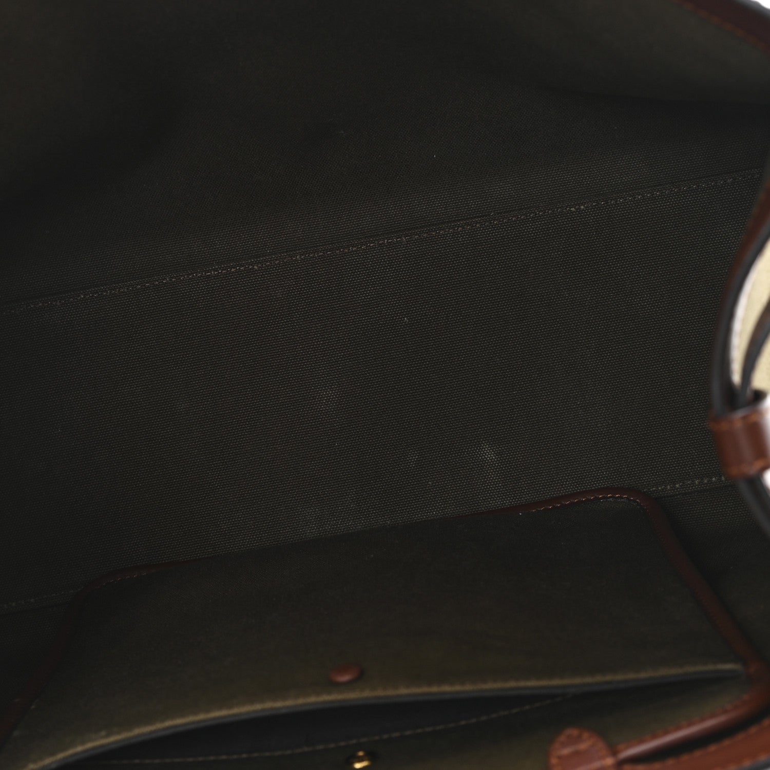 Fendi X SARAH COLEMAN Canvas FF Fish Eye Embroidered Medium Peekaboo X-Tote Amazzonia Ghianda 5 of 11