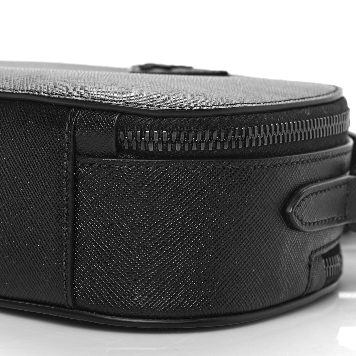 Saffiano Lux Odette Crossbody Black