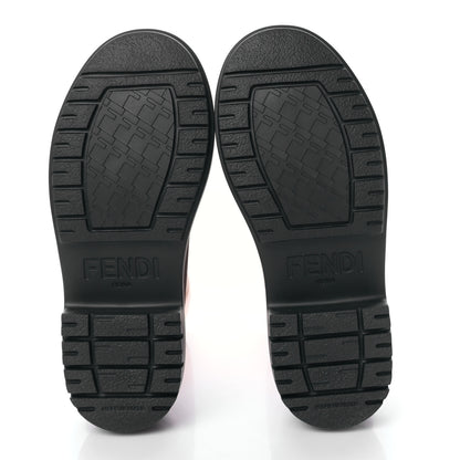 Fendi Nylon Baguette Domino 50mm Biker Boots 36 Baby Pink Nolita 5 of 7