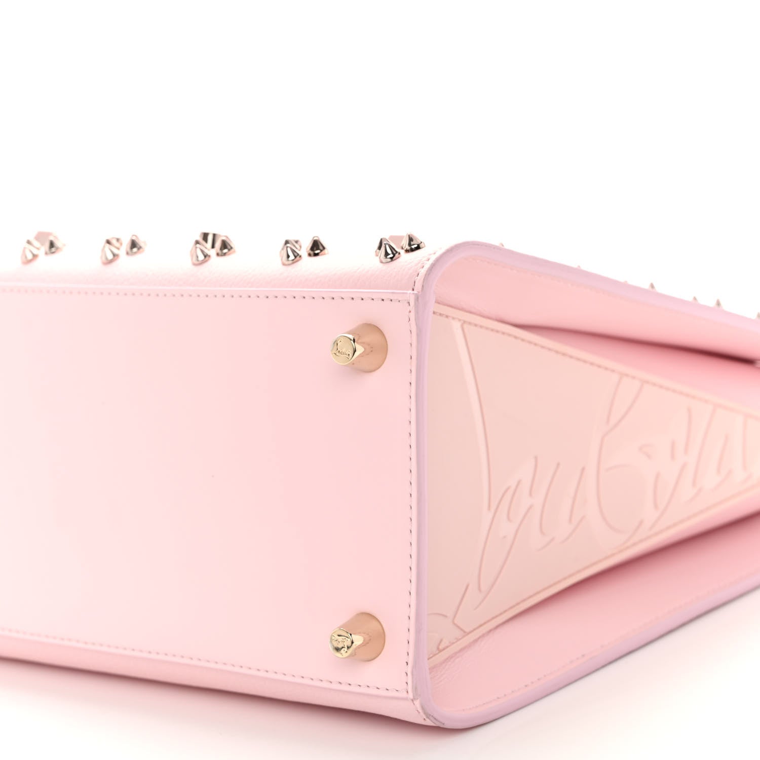 Christian Louboutin Calfskin Spikes Loubinthesky Medium Paloma Pink 9 of 10