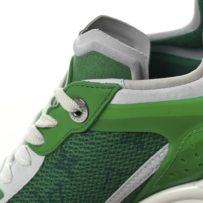 Louis Vuitton Monogram Calfskin Run 55 Sneakers 38 White Green 13 of 13