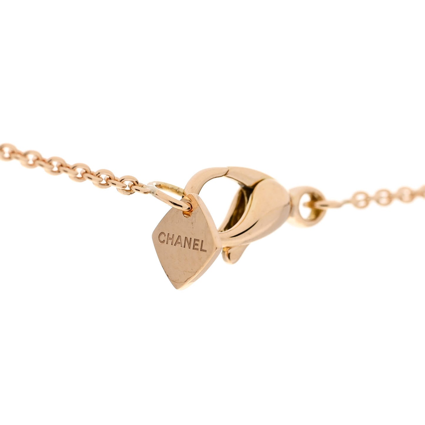 18K Yellow Gold Coco Crush Round Pendant Necklace