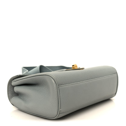 Celine Grained Calfskin Teen Soft 16 Shoulder Bag Ice Blue 4 of 12
