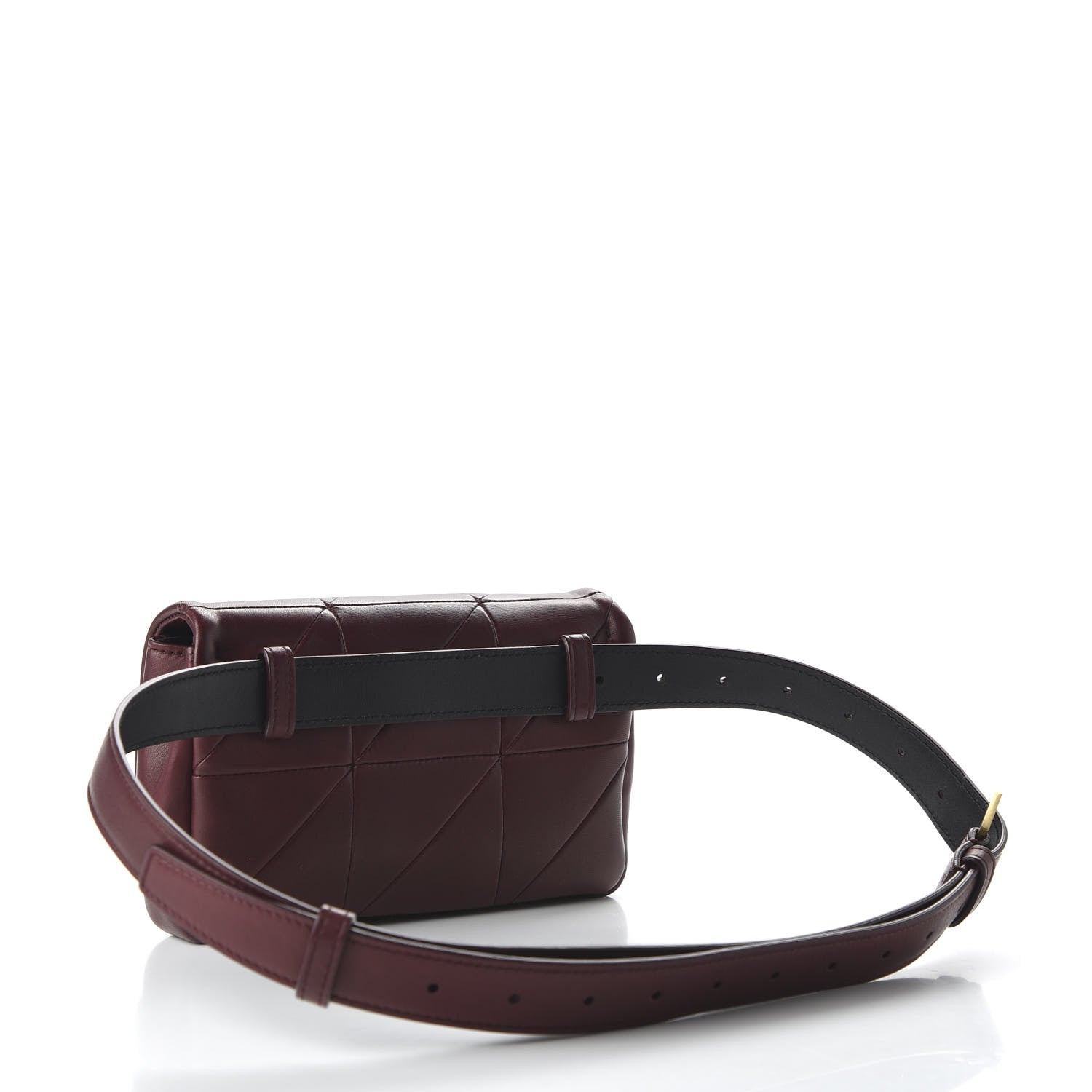 Saint Laurent Lambskin Monogram Jamie Belt Bag Red 3 of 9