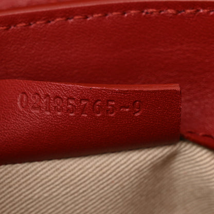 Chloe Calfskin Quilted Mini Faye Backpack Dahlia Red 7 of 10