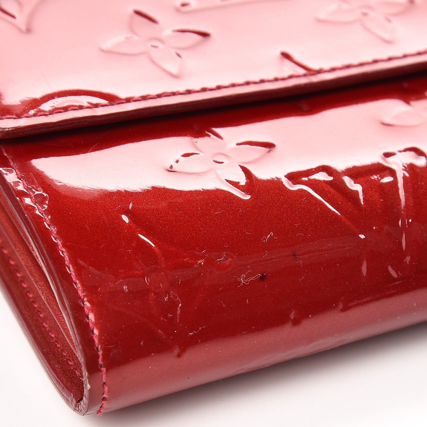 Louis Vuitton Vernis Sarah Wallet Pomme D'Amour 7 of 11