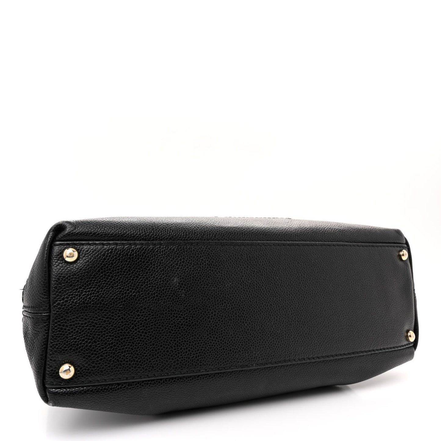 Caviar CC Wood Chain Hobo Black