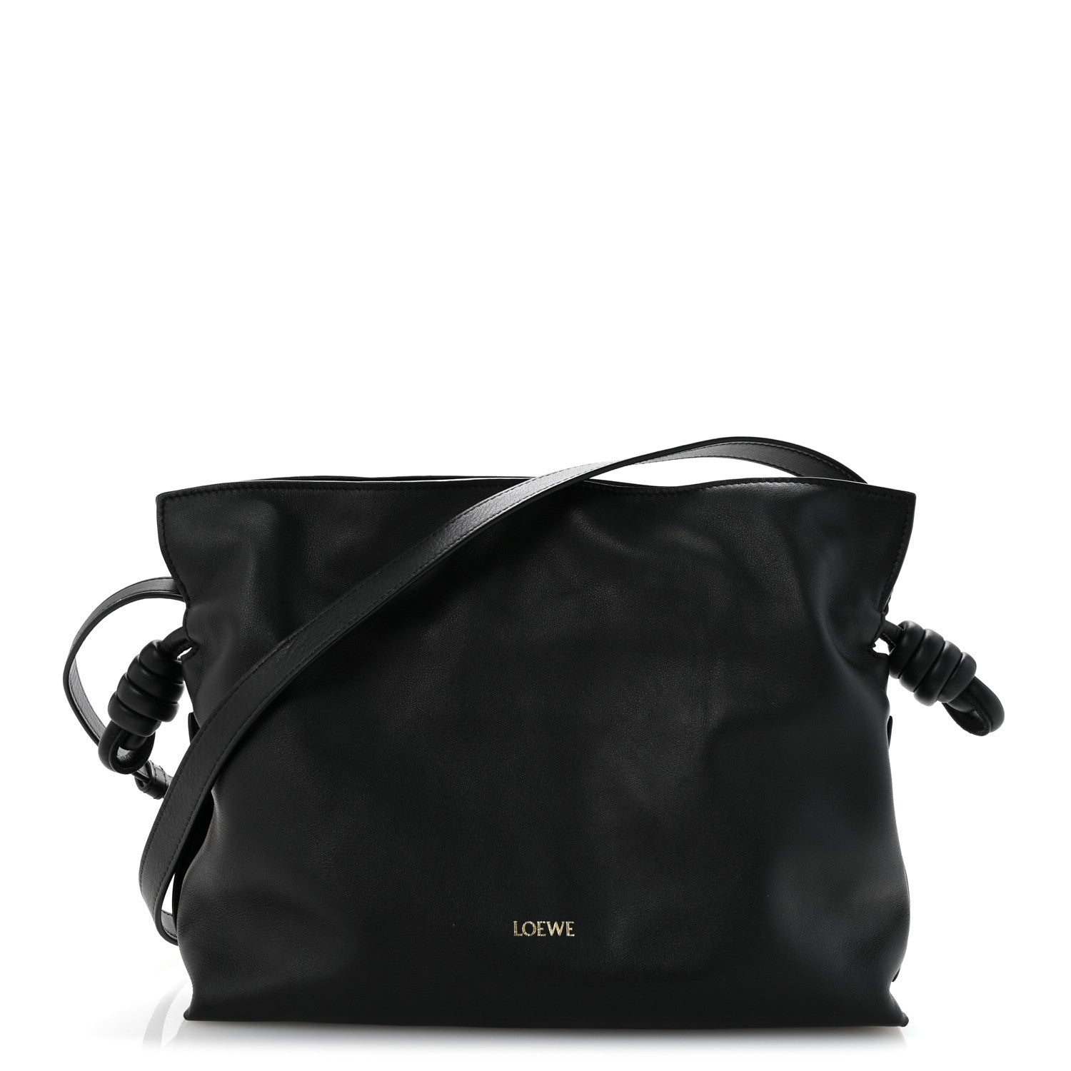 Loewe Nappa Medium Flamenco Knot Bag Black 1 of 10