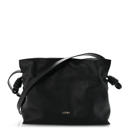 Loewe Nappa Medium Flamenco Knot Bag Black 1 of 10