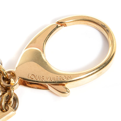 Louis Vuitton Mini Lin Croisette Bag Charm Pink Green 3 of 4