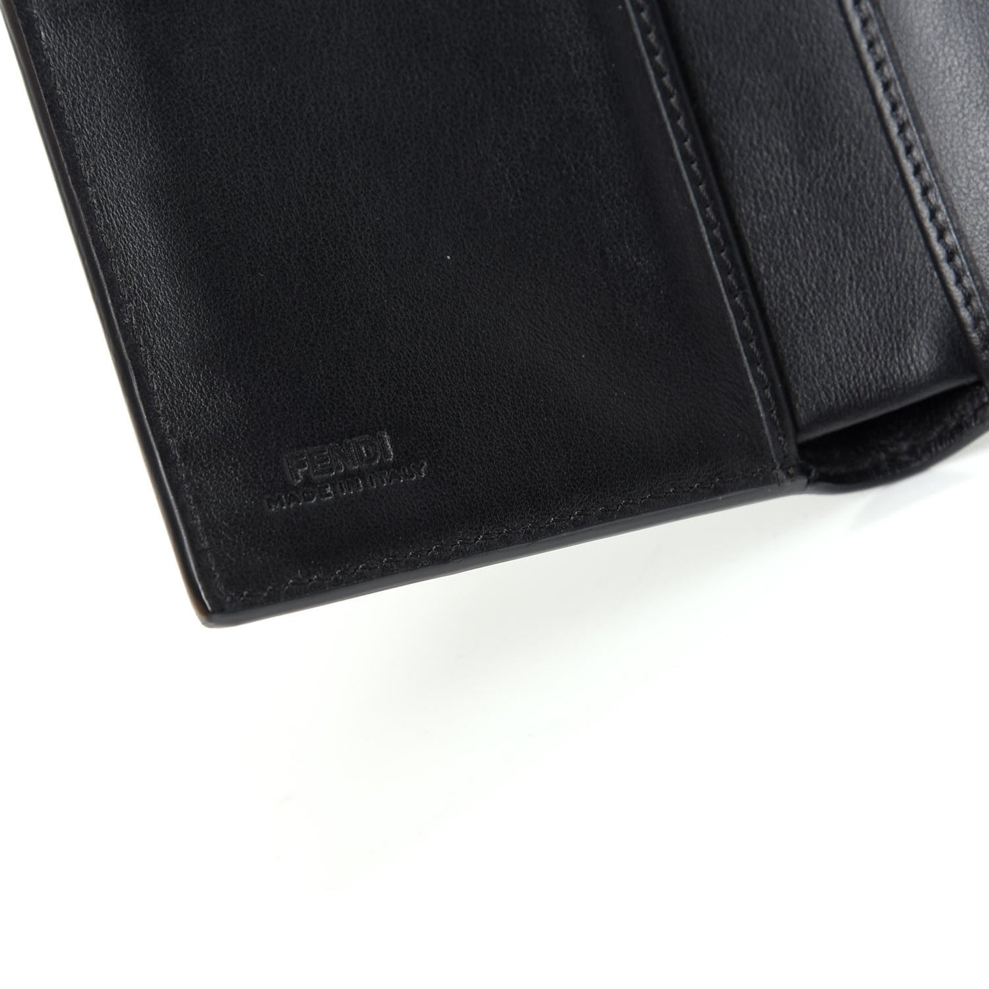 Vitello Liberty Century Lucido By The Way Medium Bi-Fold Wallet English Black