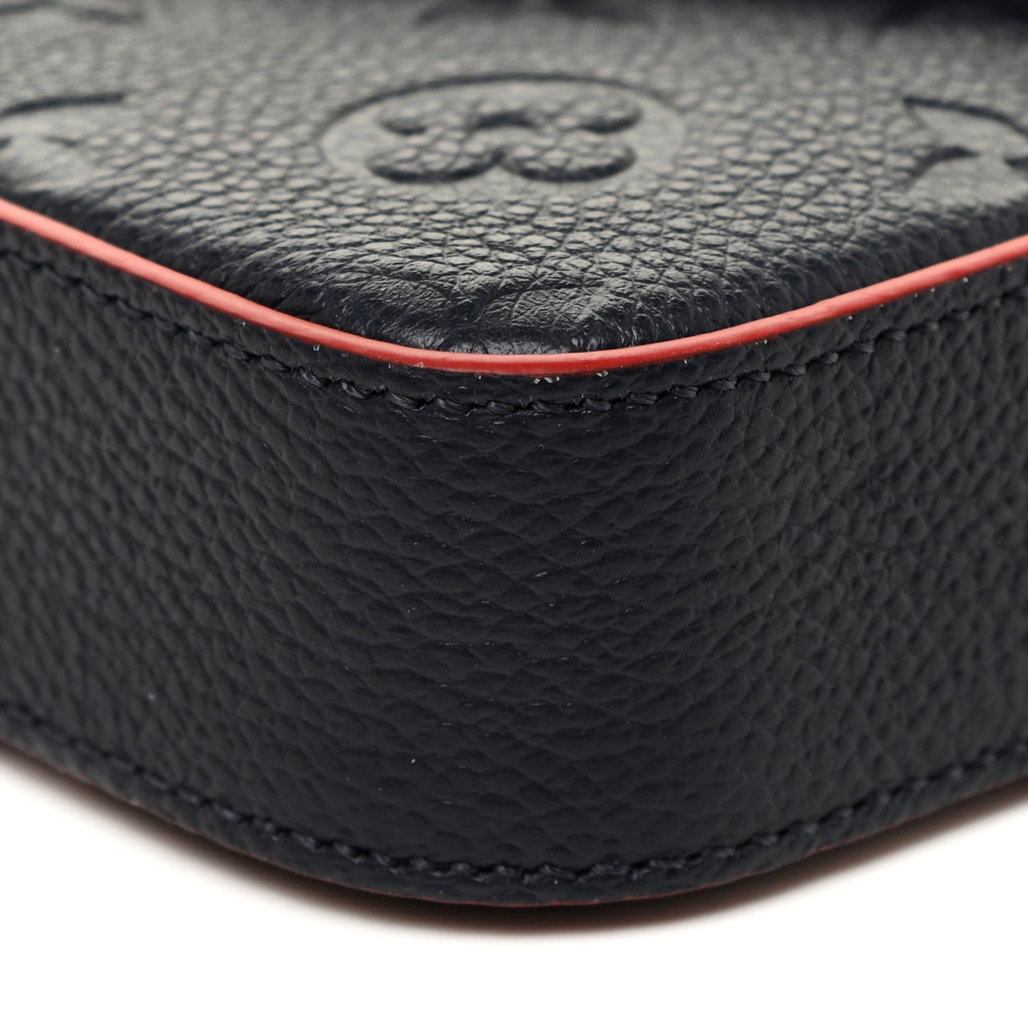 Empreinte Pochette Felicie Chain Wallet Marine Rouge
