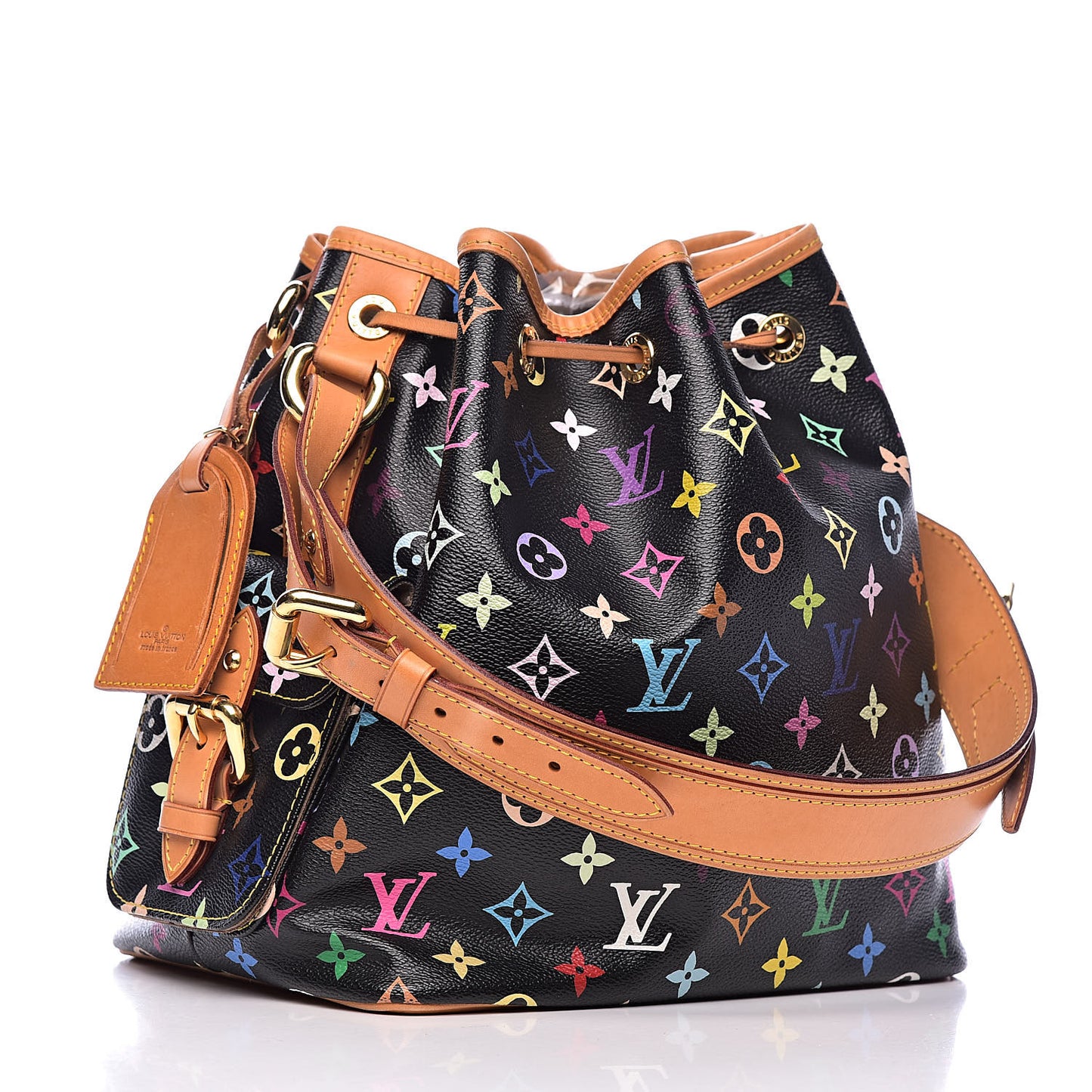 Monogram Multicolor Petit Noe Black