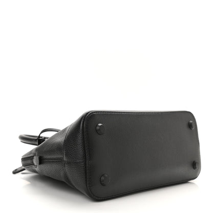 Balenciaga Supple Calfskin Rivet Small Ville Top Handle Bag Black 4 of 11