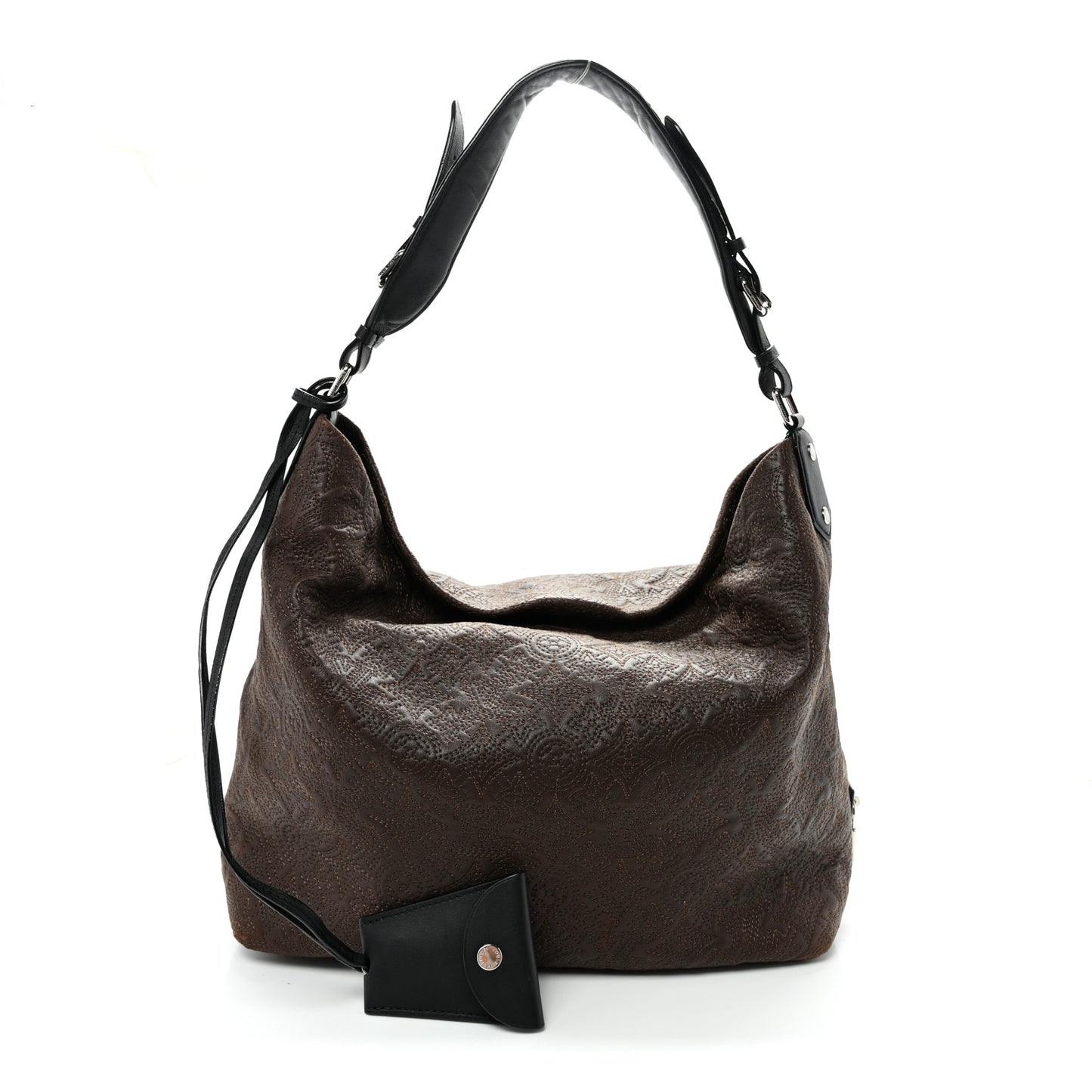 Monogram Lambskin Antheia Hobo PM Chocolat