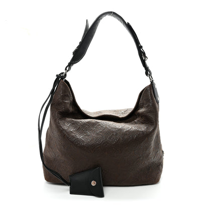 Louis Vuitton Monogram Lambskin Antheia Hobo PM Chocolat 1 of 10