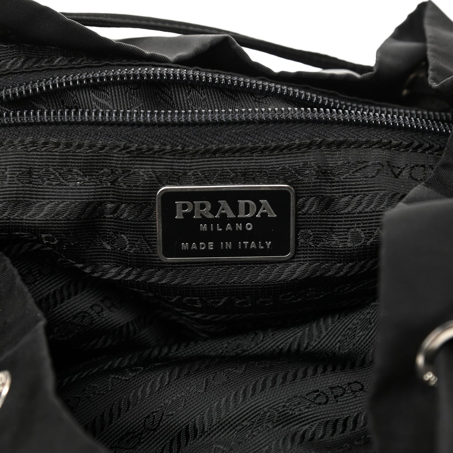 Nylon Vela Medium Backpack Black