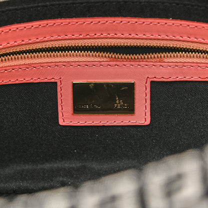 Fendi Zucchino Baguette Black Rosa 6 of 10