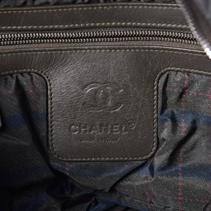 Chanel Nylon Quilted Large Coco Cocoon Tote Khaki 6 of 13