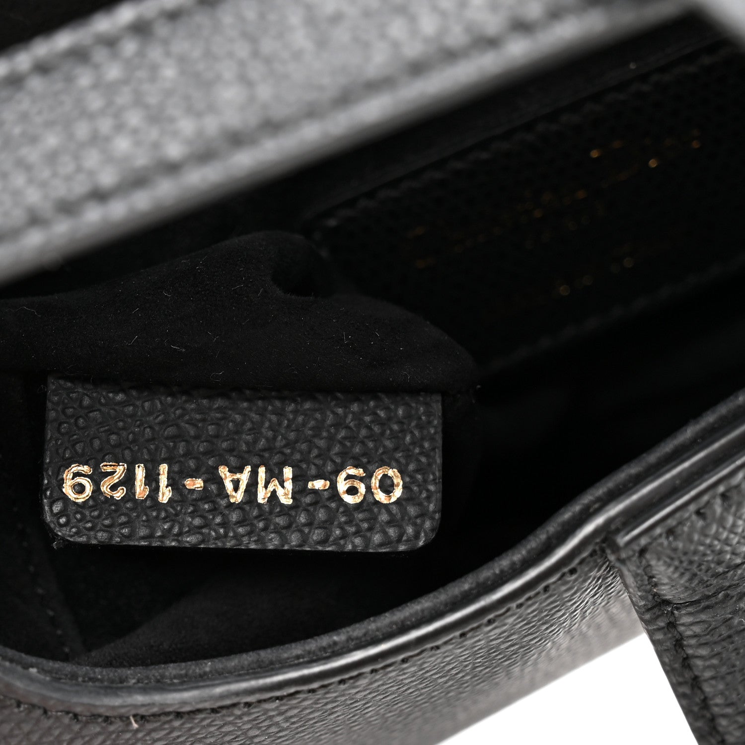 Christian Dior Grained Calfskin Mini Saddle Bag Black 7 of 12