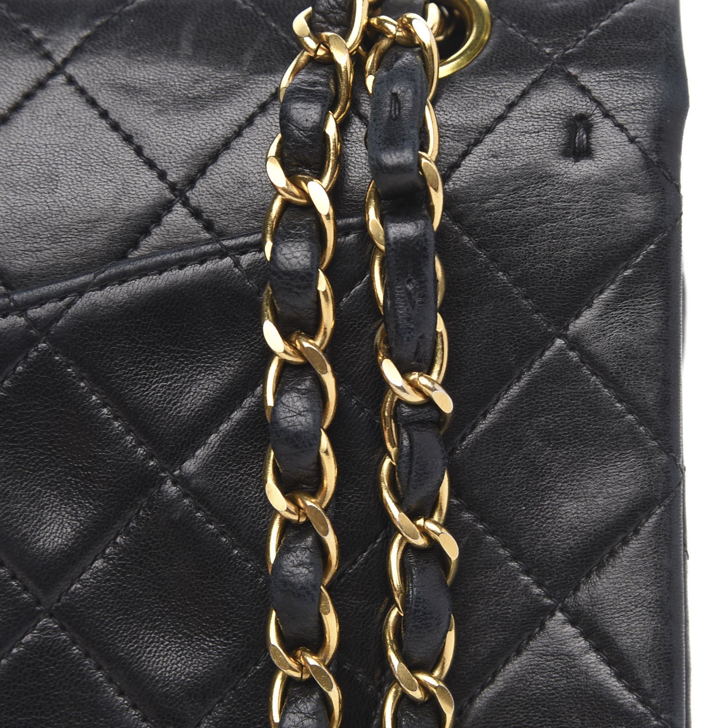 Chanel Lambskin Quilted Small Double Flap Black 15 of 16