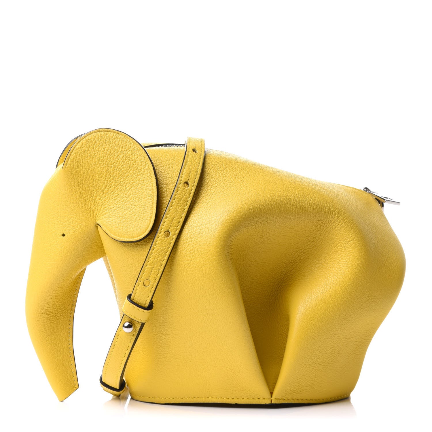 Loewe Calfskin Mini Elephant Crossbody Bag Yellow 1 of 9