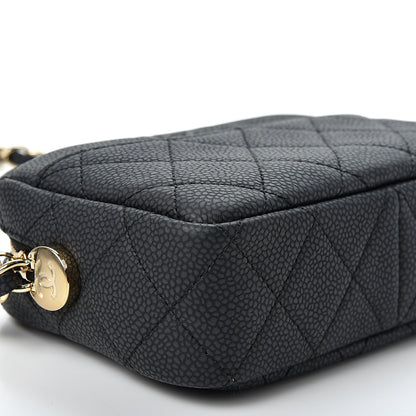 Chanel Caviar Quilted Mini Coco Tassel Camera Case Black 8 of 9