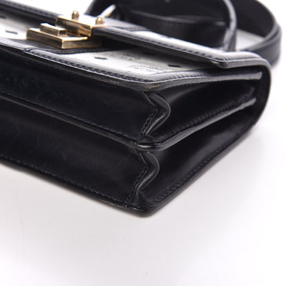 MCM Visetos Tracey Satchel Black White 8 of 8