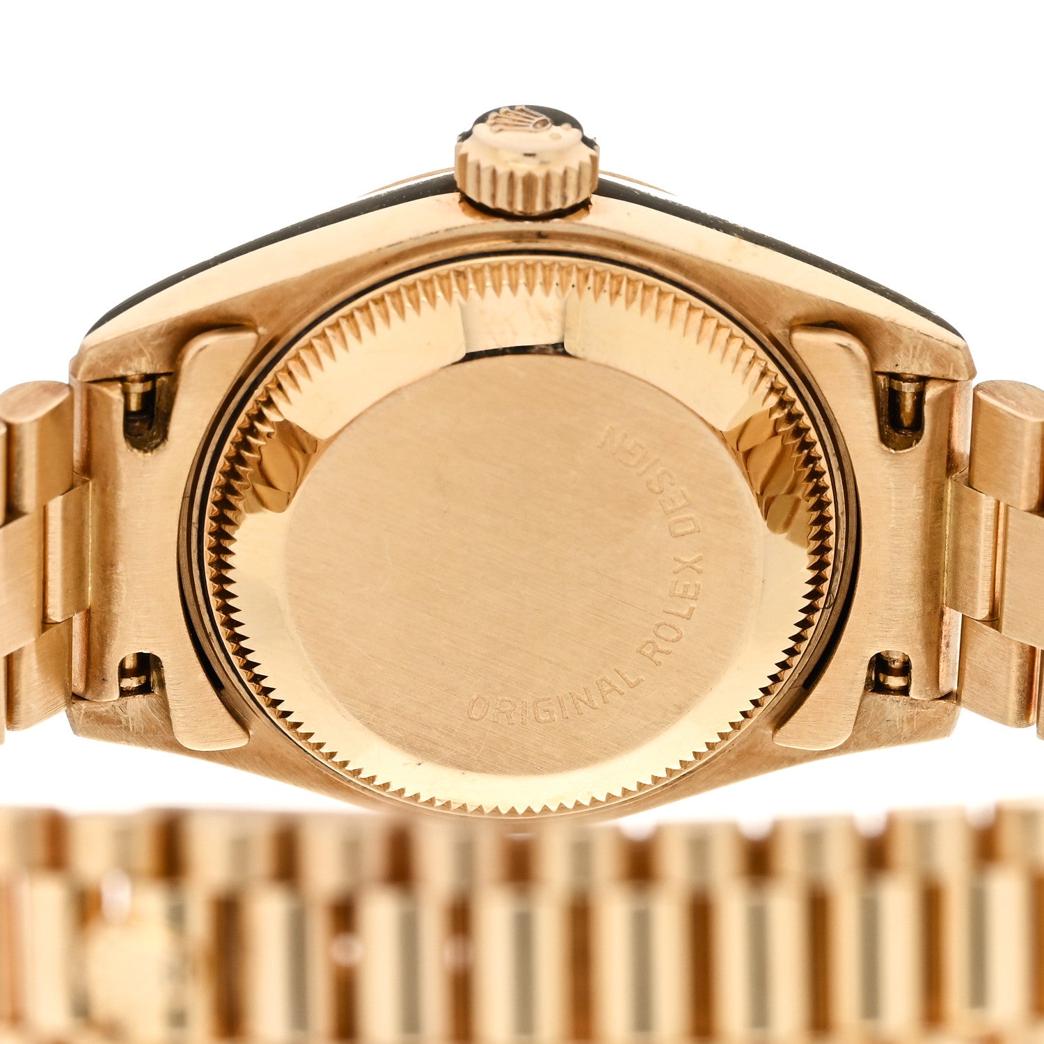 Rolex 18K Yellow Gold Diamond 26mm Datejust President Watch Champagne 69178 4 of 4