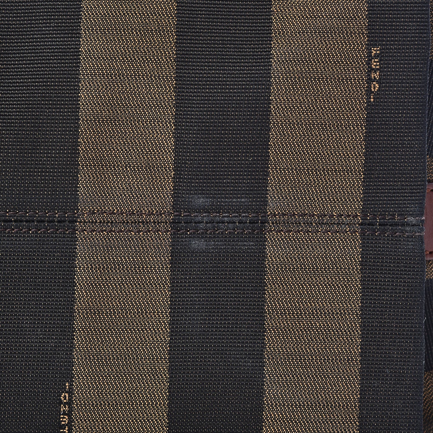 Fendi Pequin Cuoio Vegetale Large Hobo Tobacco Black Cuoio 12 of 18