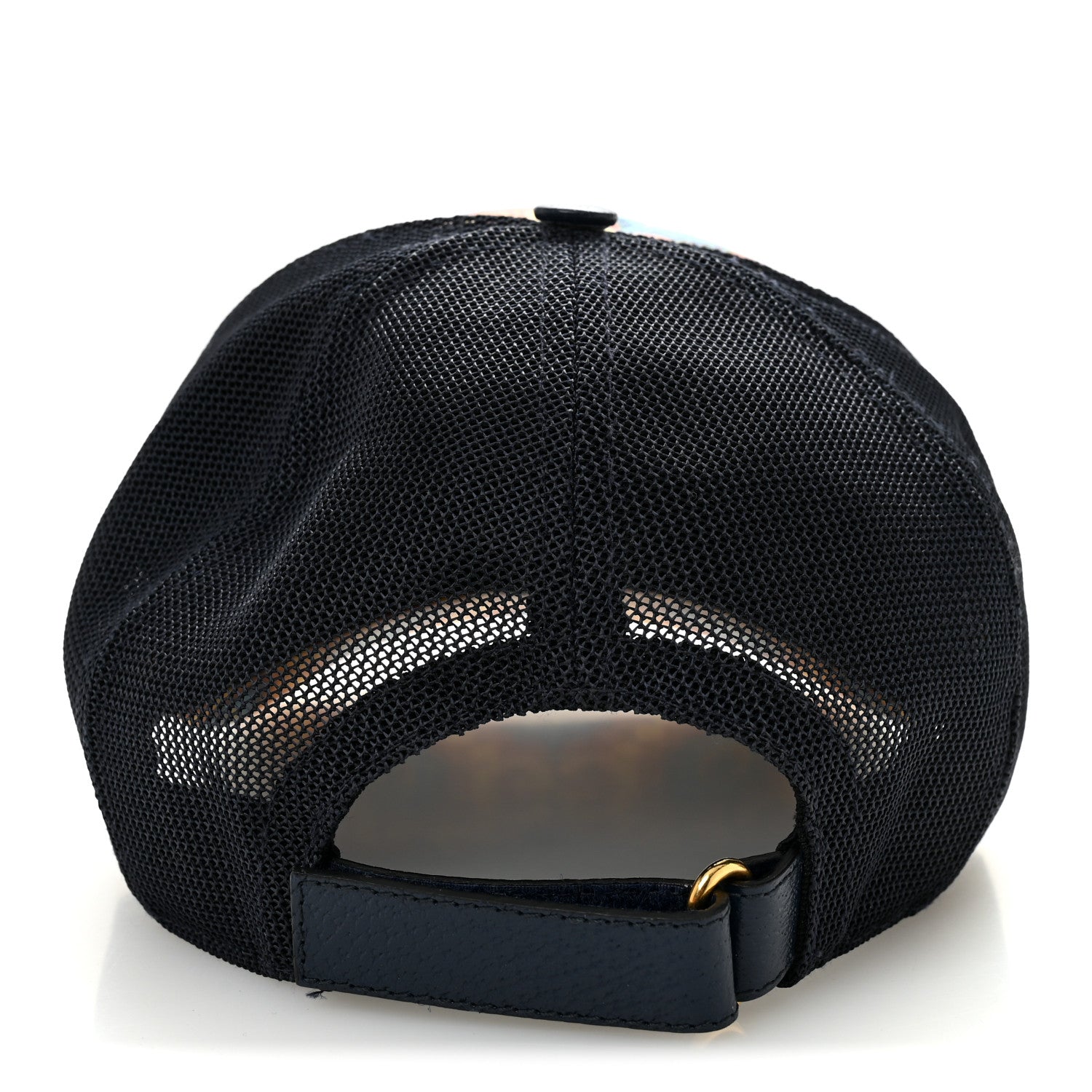 Gucci GG Supreme Monogram Kaleidoscope Baseball Hat L Blue Orange Multicolor Blue Agata 5 of 9