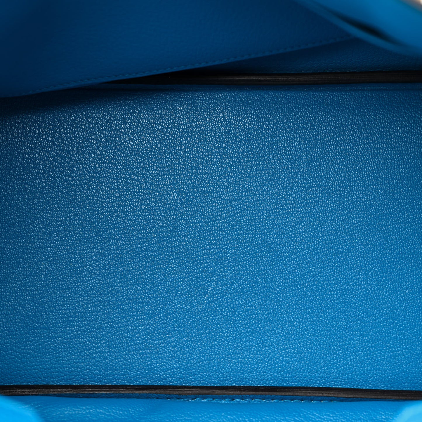 Togo Birkin 30 Bleu Zanzibar