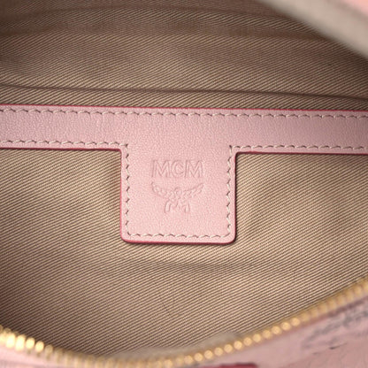 MCM Visetos Medium Fursten Belt Bag Pink 6 of 9