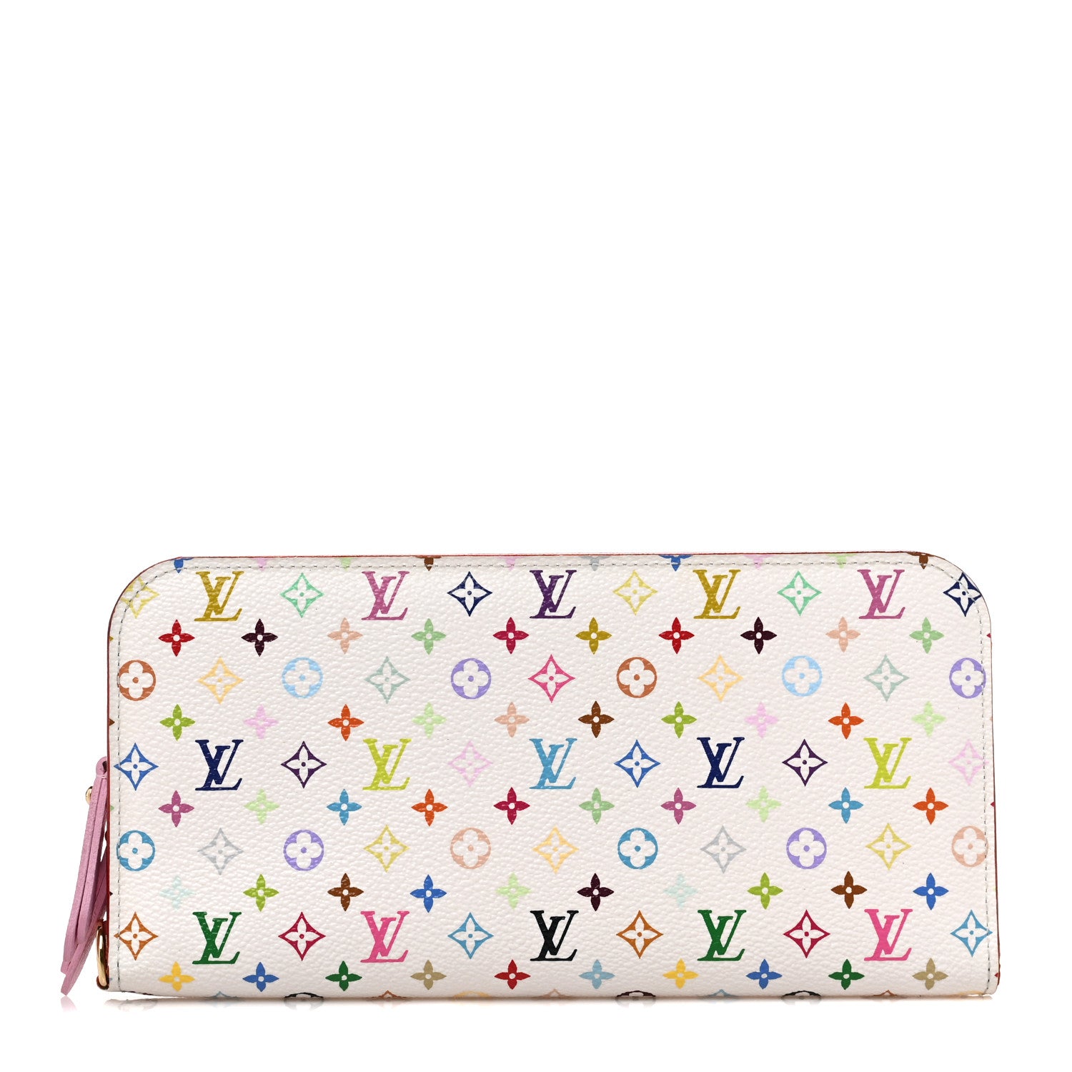 Louis Vuitton Monogram Multicolor Insolite Wallet White Litchi 1 of 9