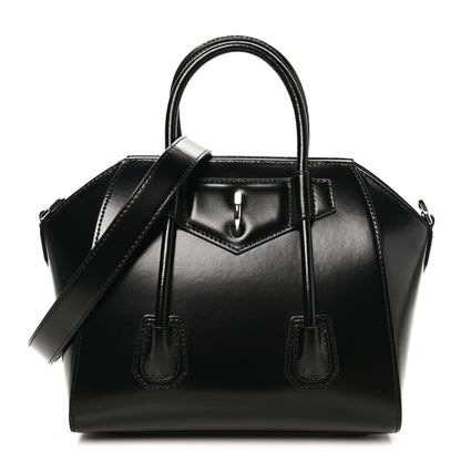 Givenchy Box Calfskin Padded Mini Lock Antigona Shoulder Bag Black 1 of 8