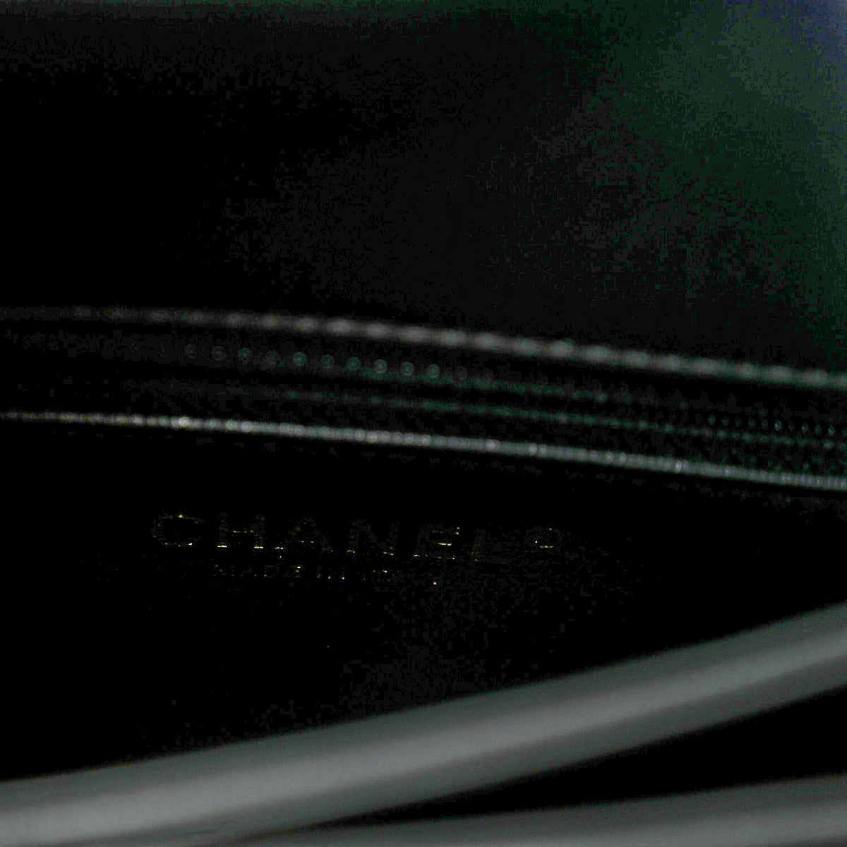 Caviar Quilted Small Coco Handle Flap Black
