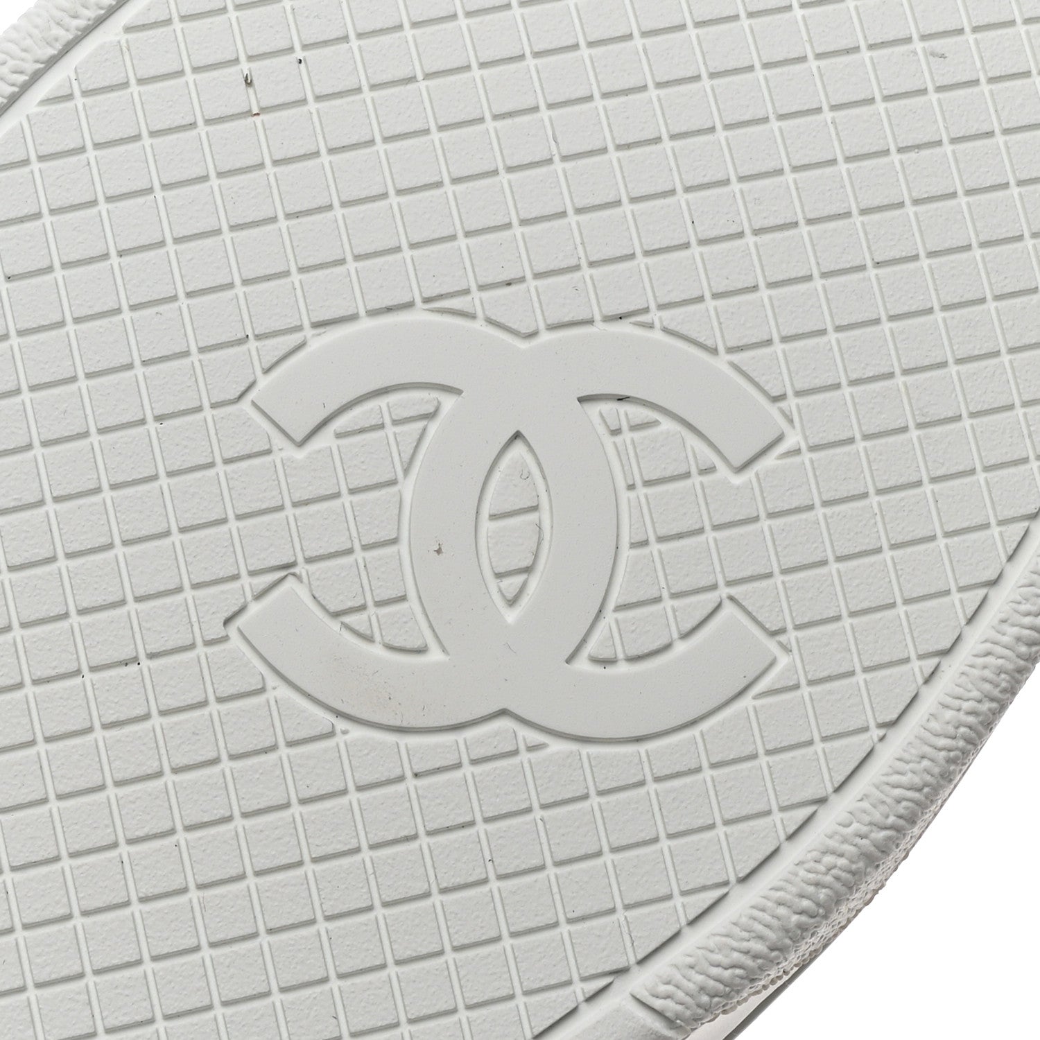 Chanel Calfskin Mens CC Sneakers 40 White 9 of 9
