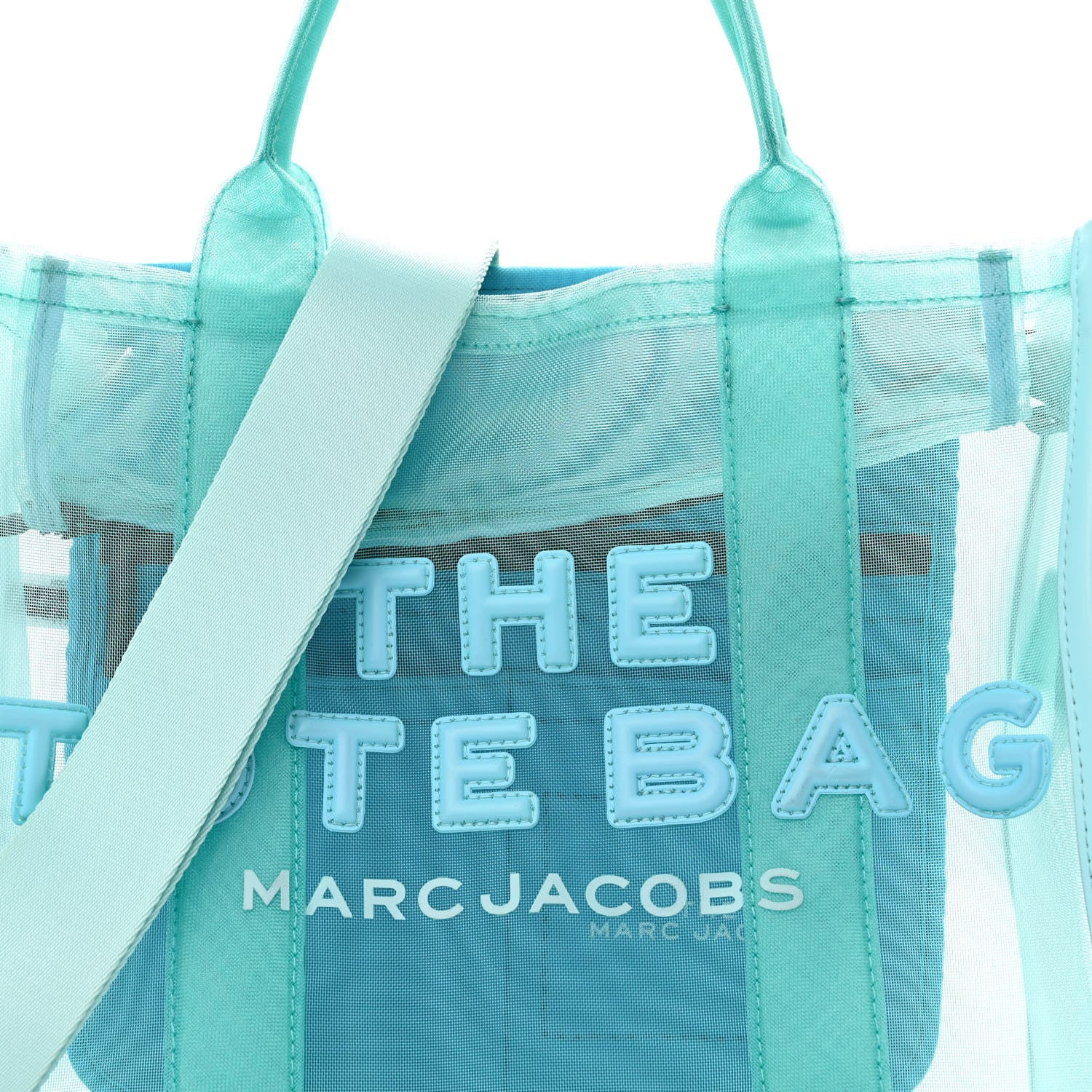 Marc Jacobs Mesh Large The Tote Bag Pale Blue 8 of 11