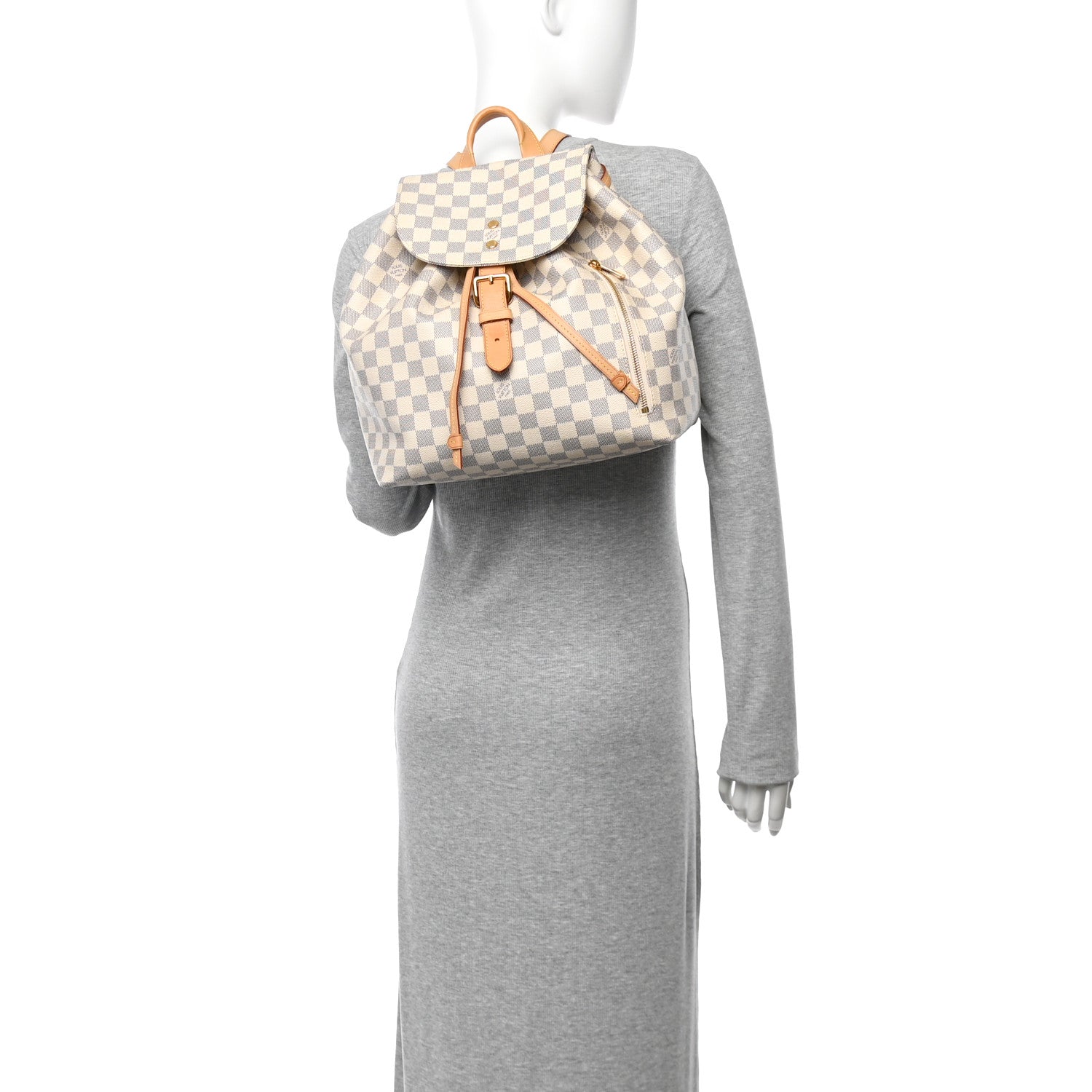 Louis Vuitton Damier Azur Sperone Backpack 2 of 9