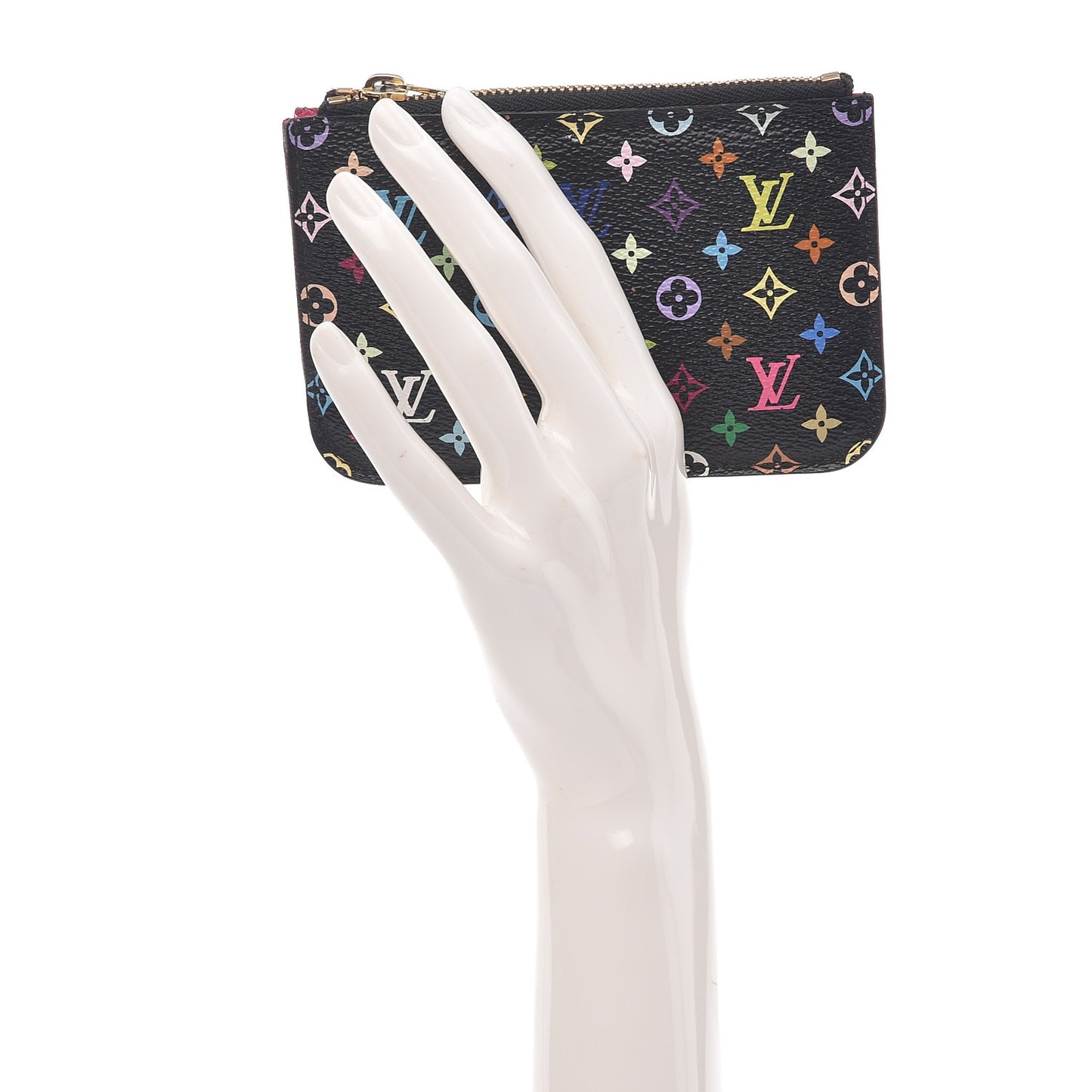 Monogram Multicolor Key Pouch Black Grenade